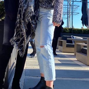 Flying Monkey High-Rise Crop Straight Jeans